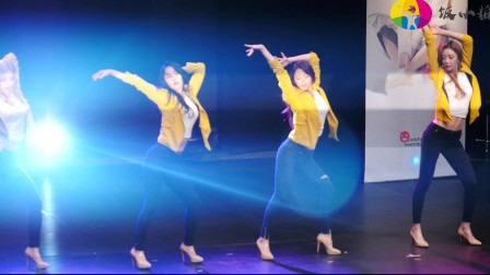 韩国女团黑色西装舞蹈