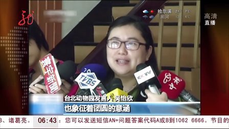 台湾：大熊猫“圆仔”征名第二轮投票启动[共度晨光]
