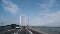 虎门大桥异常抖动, 五分钟记录假期堵车闻名虎门大桥是什么样子?