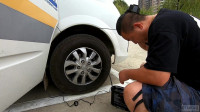 房车自驾游到陕西汉中，出发前一定要检查轮胎气压和刹车，很重要