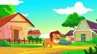 狮子皮中的驴伊索寓言儿童视频道德故事
