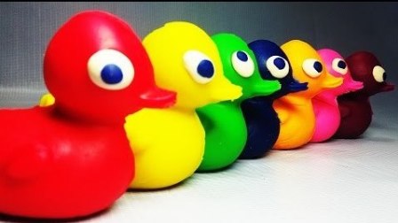 学习鸭子儿童的颜色 - 孩子们的颜色