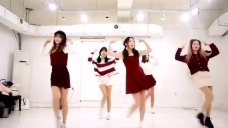 韩国可爱女学生翻跳爆红舞