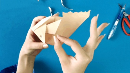 教你2分钟折纸立体小鱼, 方法很简单, 幼儿园小朋友都学得会