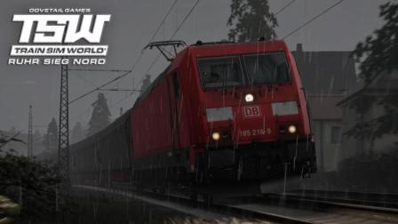 火车模拟世界-鲁尔锡根北铁路线 #12: 前方火车出现故障 反向绕行 |  - 