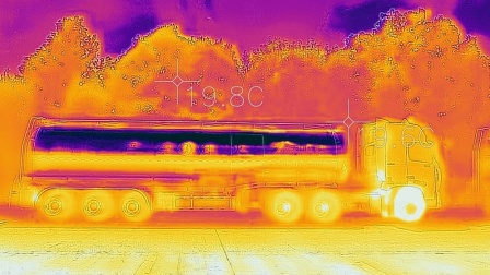 物流老板提车记（六）热成像视角下的重汽7智能卡车