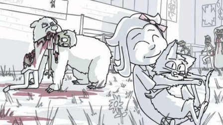治愈系动漫《被僵尸养大》: 丧尸占据城市, 动物拼命保护小女孩