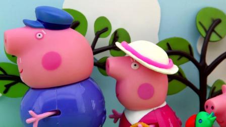鹦鹉波莉的游戏粉红猪玩具停止动作动画英语剧集
