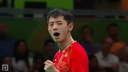 中国乒乓球国手张继科的十佳球, 太帅了, 刘国梁也拍手称快