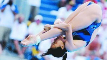 女子跳水3米板, 吴敏霞上演“无水花”翻身逆天一跳，堪称完美