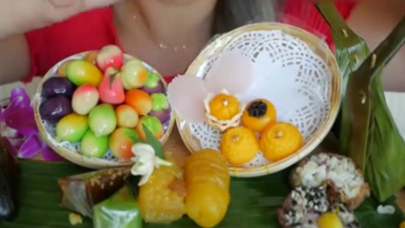 大胃王吃播：最甜的“水果”拼盘就是它了，每一颗都软软糯糯
