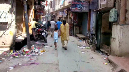 真实拍摄印度城市的居民小区，看看生活环境怎么样？不吹不黑