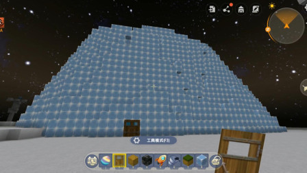 迷你世界飞龙解说：怎么快速的建造冰雪城堡