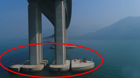 大海有几百米深，港珠澳大桥桥墩如何修建的？看完彻底服了
