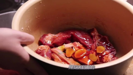 家庭版电饭锅秘制叉烧肉，做法非常简单，爱吃叉烧肉的别错过