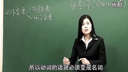 黄冈名师教学视频高中英语语法总复习 动名词