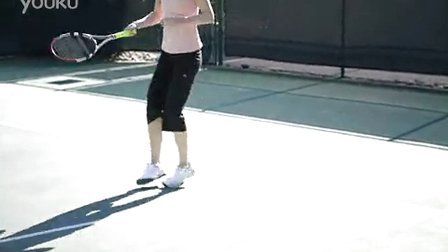 （美国国际网球学院网球教学）正手侧身攻多球训练