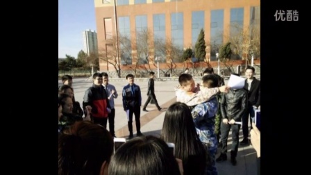 黑龙江科技大学13级大学生仪仗队最后一天早训（东区的开始，东区的结束）