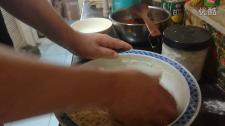 发面葱花饼，油酥糖饼制作过程1