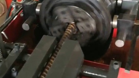 钢筋滚丝机自动气动液压滚丝机套丝机钢筋机械工作视频