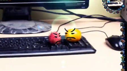 定格动画---水果桌面战争