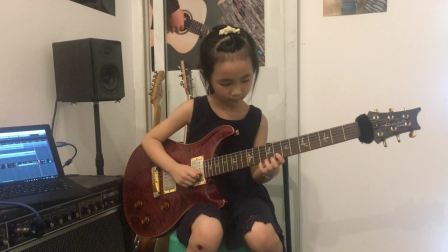   爱情故事 电吉他 重庆学府琴行 马文（6岁）