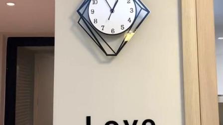 北欧鹿头钟表挂钟客厅家用创意时尚个性装饰挂表现代简约网红时钟