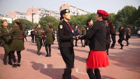 芜湖市 2019年 弋江区 老体协 迎新春 水兵舞联谊大展演。