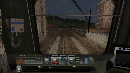 模拟火车：4+25兰新西线雨天开车