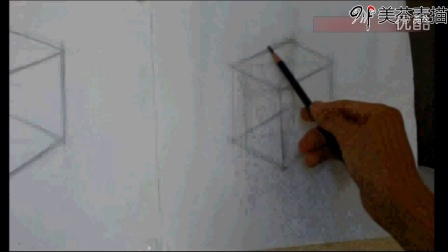 正方体形体的画法步骤，初学素描如何画立方体，立方体如何画形体