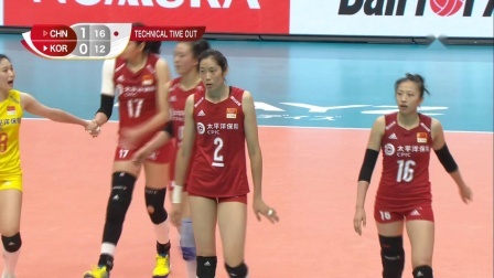 9月14日中国韩国-女排世界杯第1轮全场