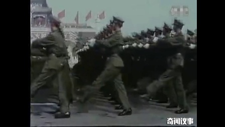 1984年大阅兵是中国最震撼的大阅兵！最有血性的一批战士！霸气的劈枪！