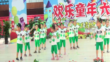 19大化县溢龙湾艺术幼儿园中三班舞蹈：小跳蛙