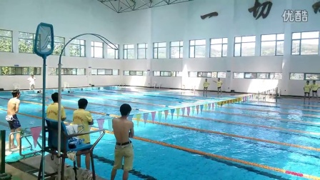 2014年5月28日星期三大连大学游泳比赛100米自由泳决赛