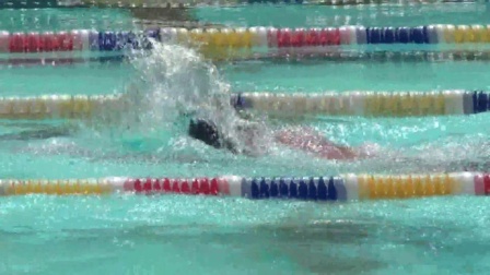 2015年广西大学运动会游泳比赛片段－体育学院