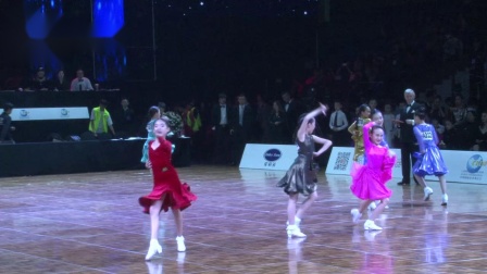 2018年中国杯国际标准舞总决赛12岁以下女子单人决赛恰恰