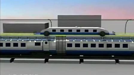 3动画模拟中国未来高铁, 进站不停车, 乘客怎么上车?